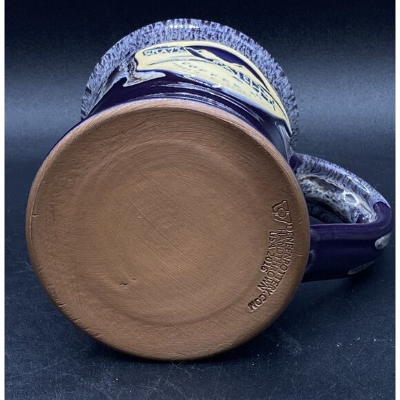 2016 Deneen Pottery Crazy Faith Coffee Company Drip Glazed Coffee Mug - Picture 7 of 9